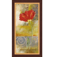 Постер "Красный тюльпан", 23 см х 50 см артикул 3185e.