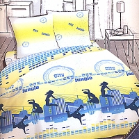 Постельное белье "City" (1,5 спальный КПБ, soft cotton, наволочки 70х70) артикул 3340e.